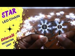 How to Make Star LED Chain at Home | Diwali Decoration Light | Special Decoration Light | Star LED