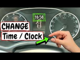 How to set clock on Skoda Octavia: Time Settings & Change⏱ {Easy and Quick ADJUST}