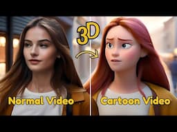 Convert Video Into 3D Cartoons for FREE | Convert Any Video Into Animation With Ai