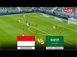 🔴Langsung: Indonesia vs Arab Saudi I Pertandingan Kualifikasi Piala Dunia FIFA 2026 eFootball Pes 21