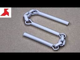 DIY - How to make TRIPLE NUNCHAKU (Three-section staff Sanjiegun) from A4 paper