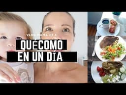 QUÉ COMO EN UN DÍA? | VLOG Mama de 3 Emprendedora | Dieta para Bajar de Peso