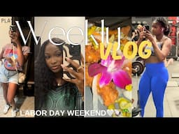 WEEKLY VLOG : Labor Day Weekend, Beach Day, Girls Night & Back in the Gym ! 🫧🤍