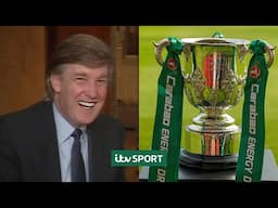 🏆😧 When Donald Trump did the League Cup draw | ITV Sport Archive