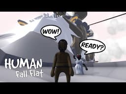 GRANNY AND FREDDY FAZBEAR CLIMBING MOUNT EVEREST in HUMAN FALL FLAT