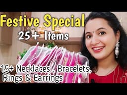 25+ Festival Special Jewellery Items / 15+ Necklaces , Bracelets & Earrings / Neema's Corner