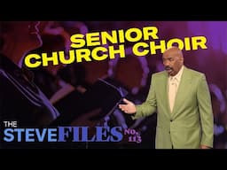 Holy Hilarity: Steve Harvey Takes on the Senior Church Choir! 🎤😂