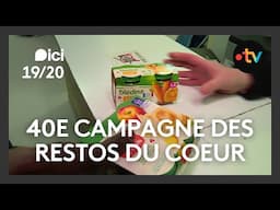 Début de la 40e campagne des Restos du Coeur