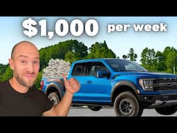 How to Make $1,000 a Week with a Pickup Truck