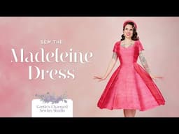 Madeleine Dress with Princess Seams Sewing Tutorial from Gertie's Charmed Sewing Studio