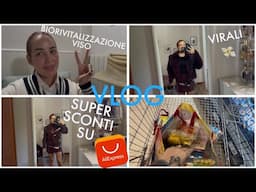 SUPER SCONTI SU ALIEXPRESS 💸 BIORIVITALIZZAZIONE VISO 💉 VLOG | Nicole Mologni