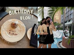 VLOG:Birthday staycation at Hilton Hotel🎉 (officially 20 🥹💖)