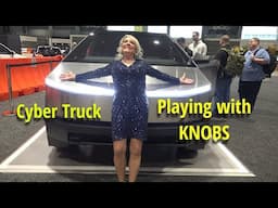 Cyber Truck & Model 3 - Playing with KNOBS - Firts Auto Show appearance