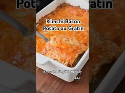 CHEESY Kimchi Potato au Gratin