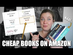 50p PAPERBACKS ON AMAZON?! | BOOK HAUL & HOW TO FIND CHEAP BOOKS!