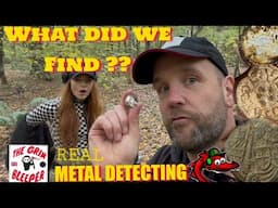 BACK IN ROMAN WOODS .. REAL METAL DETECTING UK