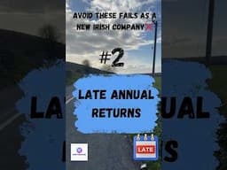 Late returns with the CRO #irishbusiness #irishentrepreneur