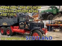 EXPLORING A HUGE COLLECTION OF CLASSIC COMMERCIAL LORRIES, VANS FOR SALE IN SCOTLAND - MORRIS LESLIE