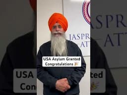 USA Asylum Granted | Congratulations 🎉