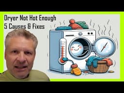 EASY FIX! Clothes Dryer Getting Warm But Not Hot Enough