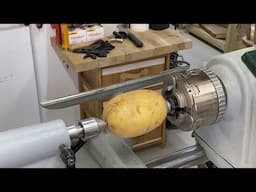 Can You Peel a PATATO on a Lathe?