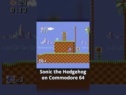 Sonic the Hedgehog for C64! 😍