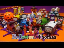 【カププラ トーマス】ハロウィン きかんしゃトーマス カプセルプラレールwith ロディ Halloween Thomas and Friends Capsule Toys with Rody