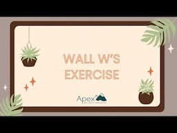 Shoulder Exercise on the Wall