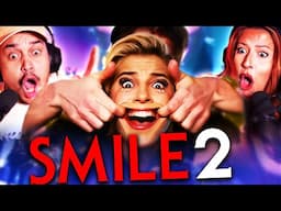 SMILE 2 (2024) MOVIE REACTION - WE DON'T KNOW WHAT IS REAL ANYMORE! - FIRST TIME WATCHING - REVIEW