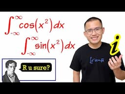 A non-real way of solving Fresnel's integrals (but I am not sure if it's legit)