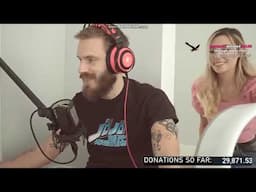 Charity live stream- Marzia joins PewDiePie FLOOR GANG