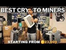 MOST Popular Crypto miners right now | S19 , S21 ,  L7 & more 🔥 Crypto Mining India #bitcoinmining