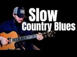 Easy Country Blues guitar lesson to relax to... for beginners