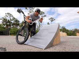 How Many Layers Of "Duct Tape" Does It Take To Make A BMX Ramp?