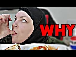 foodie beauty's POINTLESS shawarma mukbang - reaction