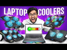 TESTING TOP 5 LAPTOP COOLING PADS ! (Do they really work?)