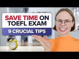 TOEFL Time Management - BEST TIPS and Strategies