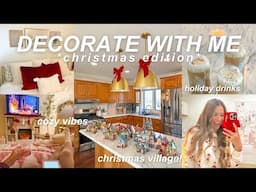 DECORATING FOR CHRISTMAS! *decor shopping, holiday bedding, festive drinks + MORE* 🎄🌟🎀