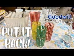 GOODWILL - Put It Back | THRIFT WITH ME for HOME DECOR!