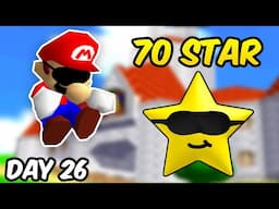 BLINDFOLDED SM64 - 70 Star for WR (Day 26)!