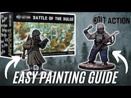 Bolt Action Painting Guide! Battle of the Bulge set!