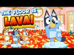 Bluey Floor Is Lava - Bluey Freeze Dance - Bluey Dance Mode - Danny Go Floor Is Lava