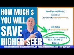 Is a New AC Worth It? 💵💲How Much You Will Save With A Higher SEER Rating