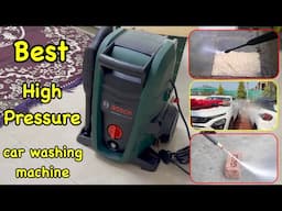 Best High Pressure Car Washing Machine For Home | Bosch Aquatak 125 Unboxing | Car Washer