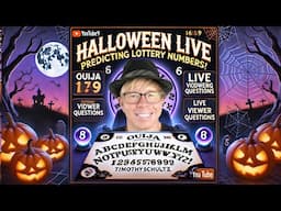 Predicting Lottery Numbers with Ouija & Dowsing Rods! Halloween Fortune-Telling LIVE!