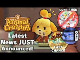 All Animal Crossing News JUST Announced This Week!