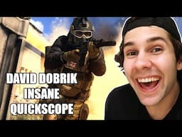 David Dobrik Unbelievable Quick Scope on Moving Car