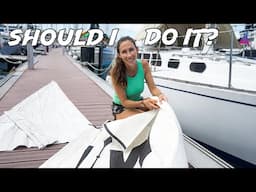 Shredding our MAIN SAIL (What have I done!)  - Unforgettable Sailing