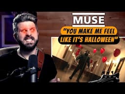 Bass Teacher REACTS to MUSE - "You Make Me Feel Like It's Halloween"