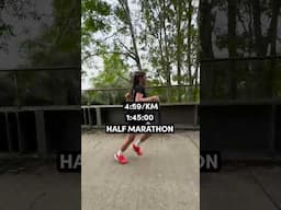 What Half Marathon Paces Look Like #running #runningcommunity